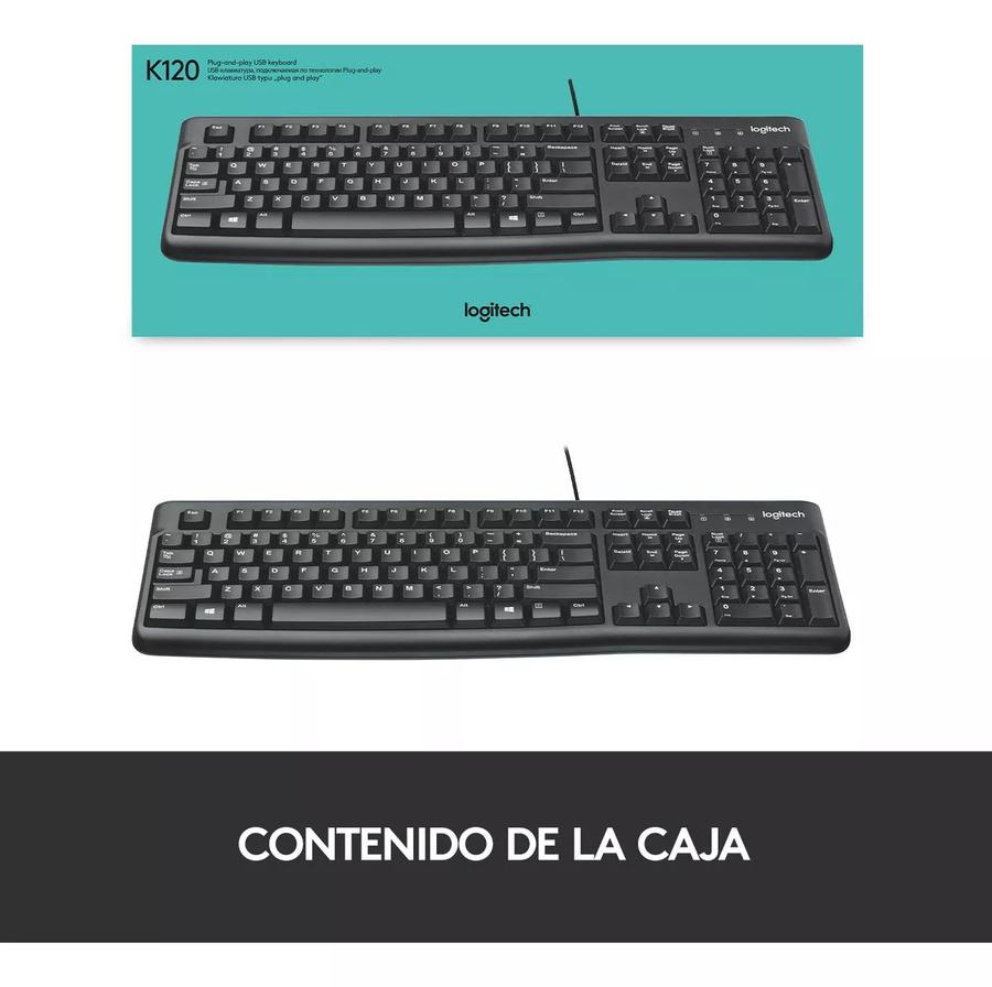 Teclado Usb Logitech (K120) Negro