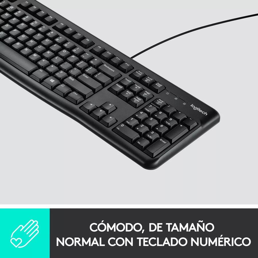 Teclado Usb Logitech (K120) Negro