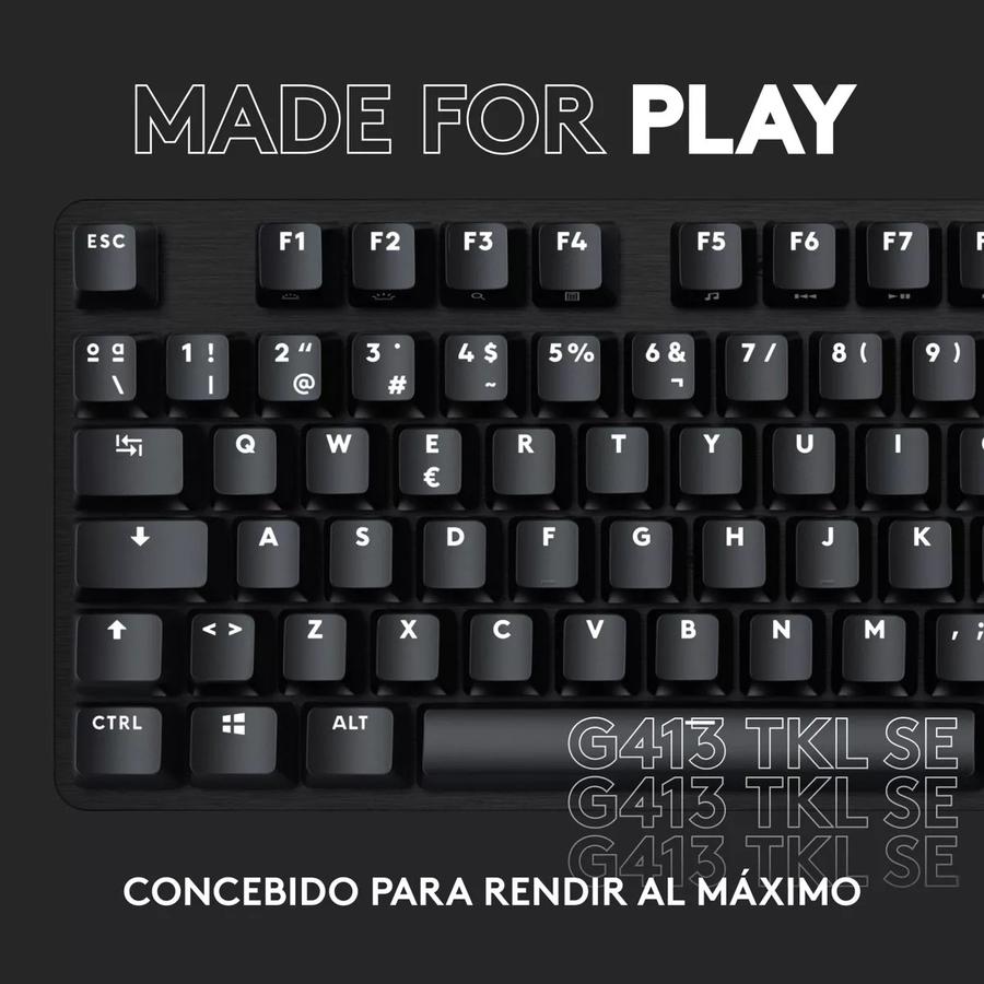 Teclado Usb Mecánico Logitech (G413) Negro