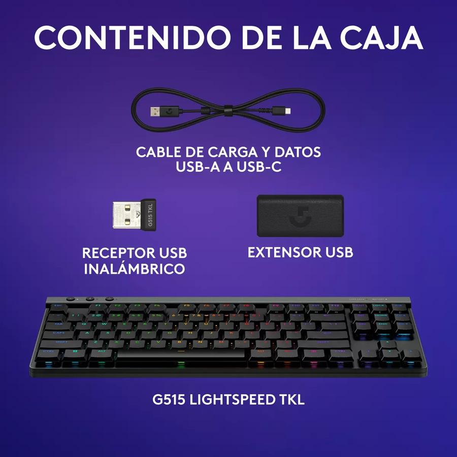 Teclado Gamer Logitech G515 Lightspeed Tkl Wireless