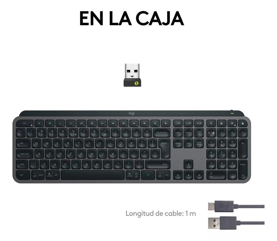 Teclado Recargable / Usuarios Avanzados Logitech Mx Keys S