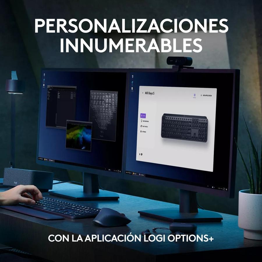 Teclado Recargable / Usuarios Avanzados Logitech Mx Keys S