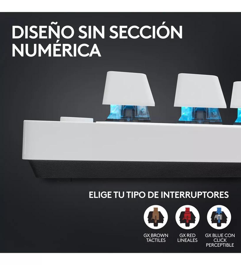 Teclado Gamer Lightspeed Bluetooth Rgb Logitech G Pro X Tkl