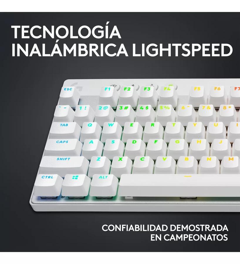 Teclado Gamer Lightspeed Bluetooth Rgb Logitech G Pro X Tkl