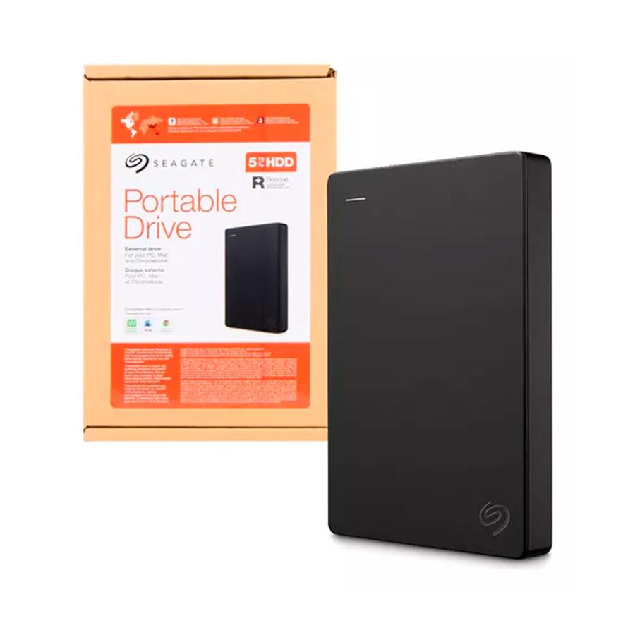 Disco Externo 5 Tb Seagate Portátil Negro-