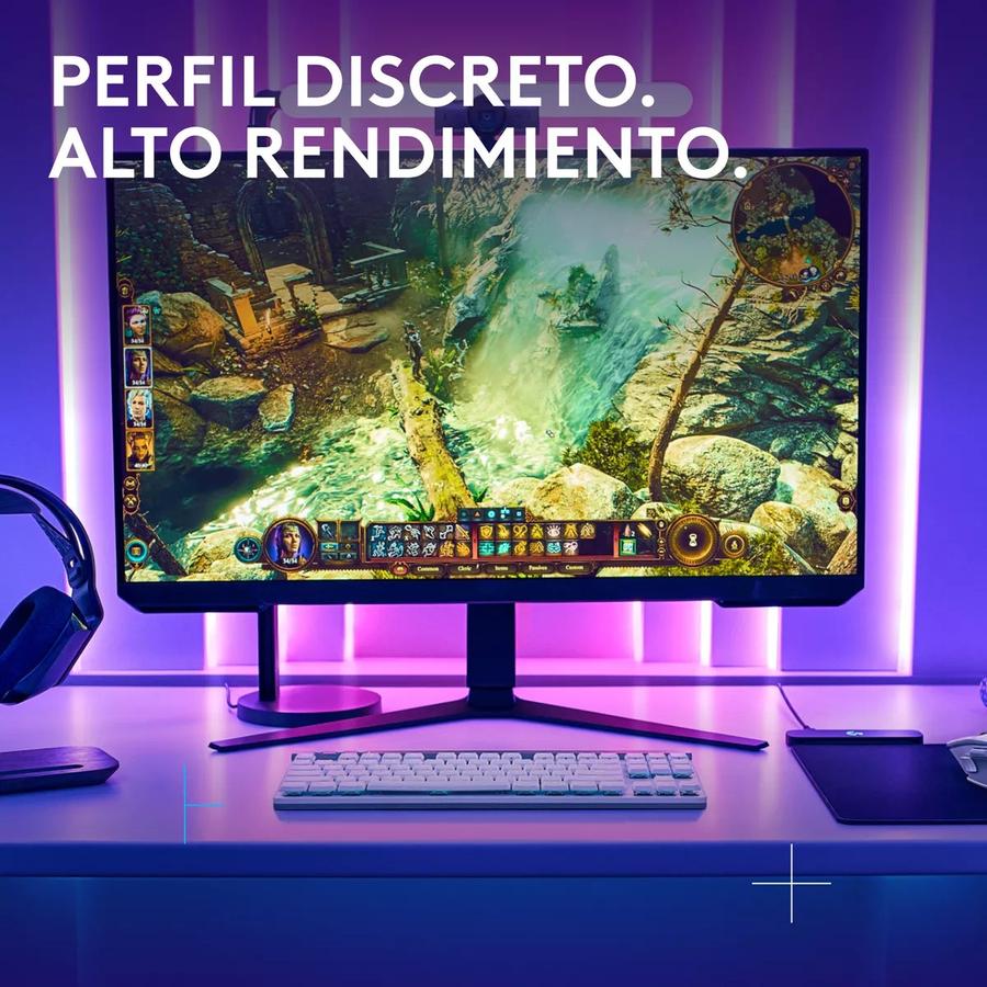 Teclado Gamer Logitech G515 Lightspeed Tkl Wireless Blanco