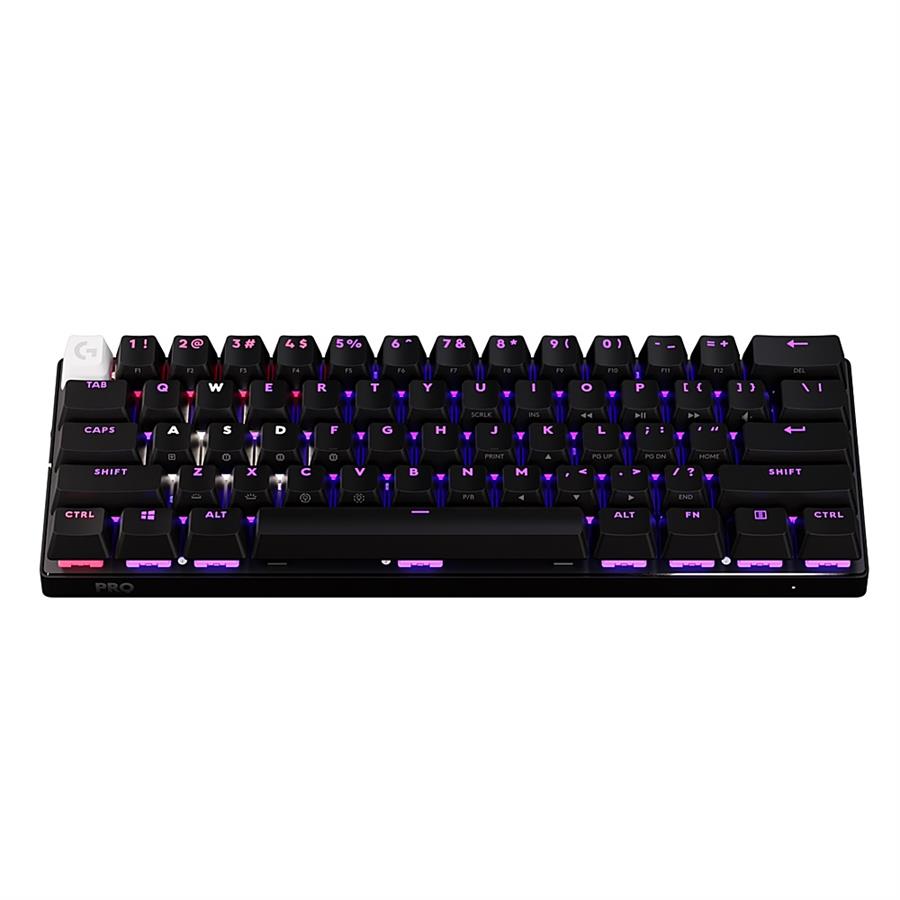 Teclado Gamer Logitech Pro X 60, Inalámbrico Lightspeed Negro