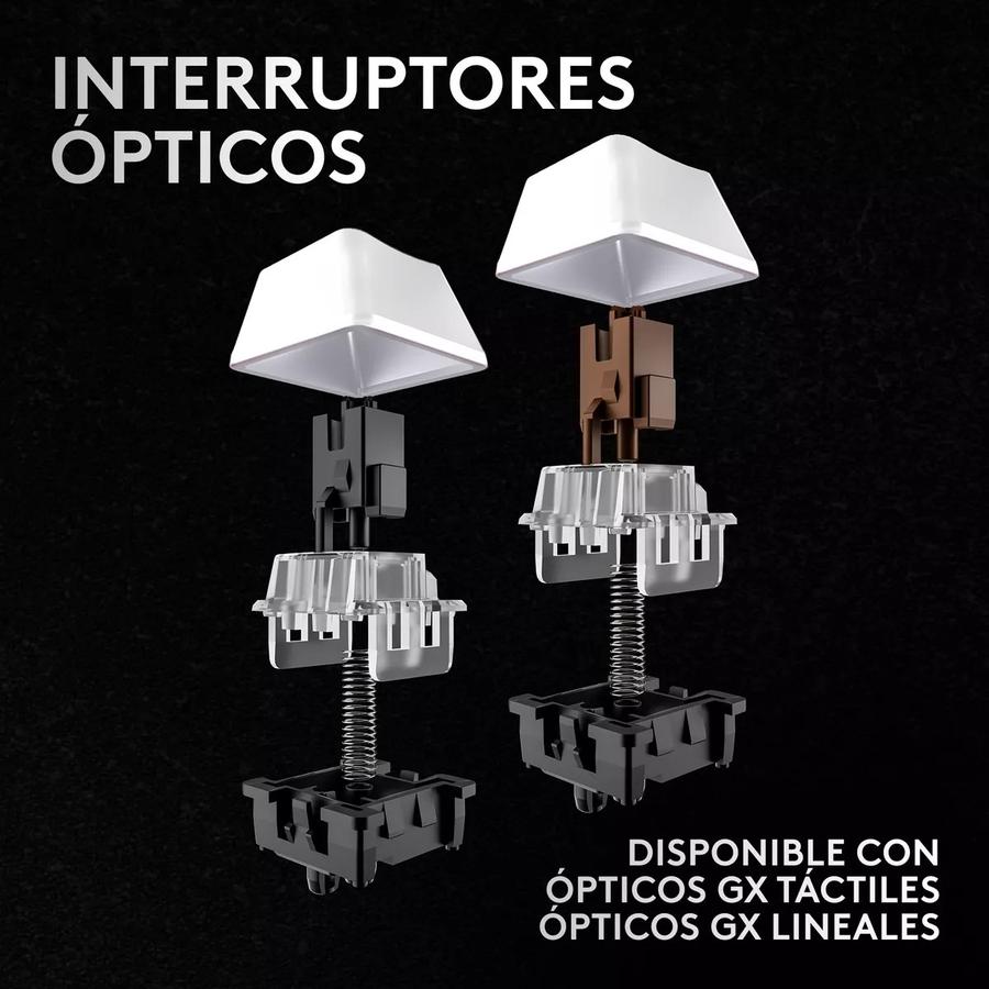 Teclado Gamer Logitech Pro X 60, Inalámbrico Lightspeed Blanco