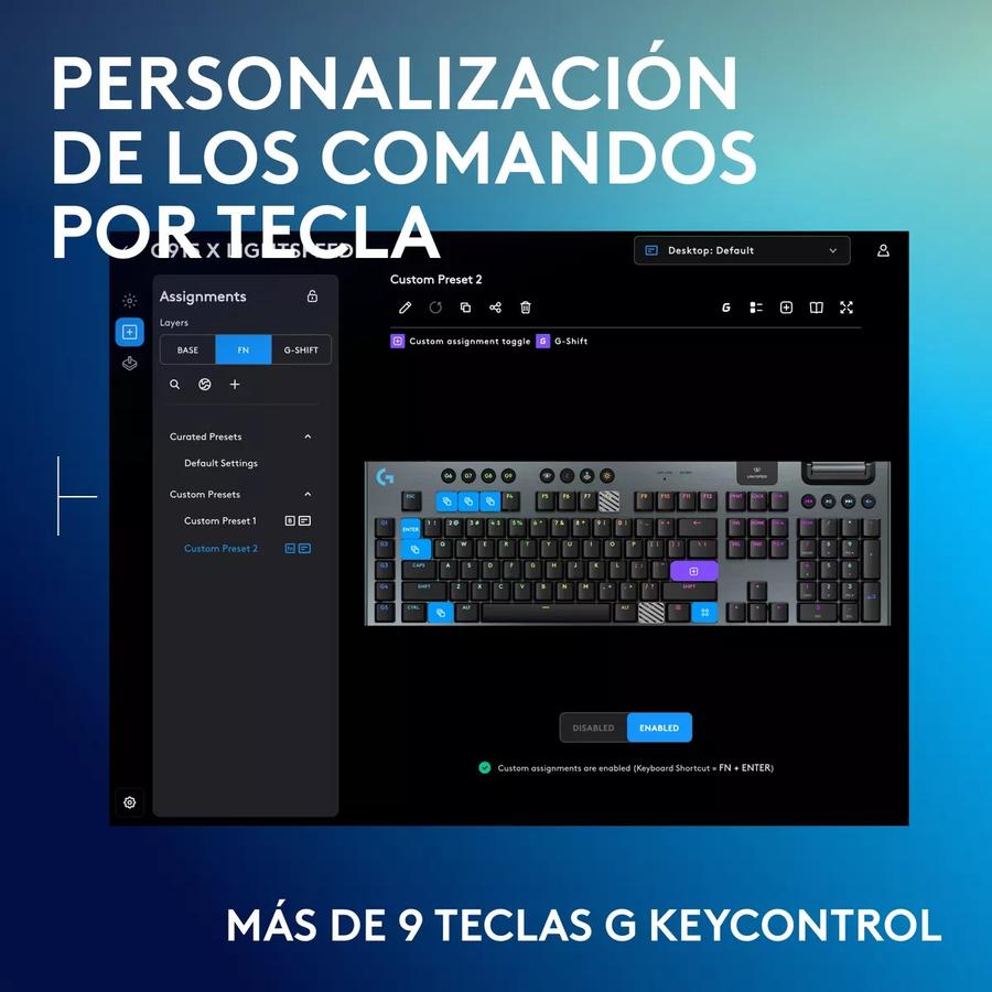 Teclado Gamer Inalámbrico Logitech G915X