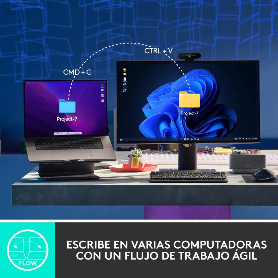 Teclado Recargable Avanzado Logitech Mx Mechanical Mini