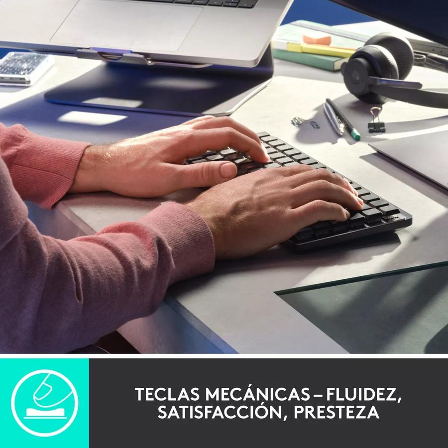 Teclado Recargable Avanzado Logitech Mx Mechanical Mini