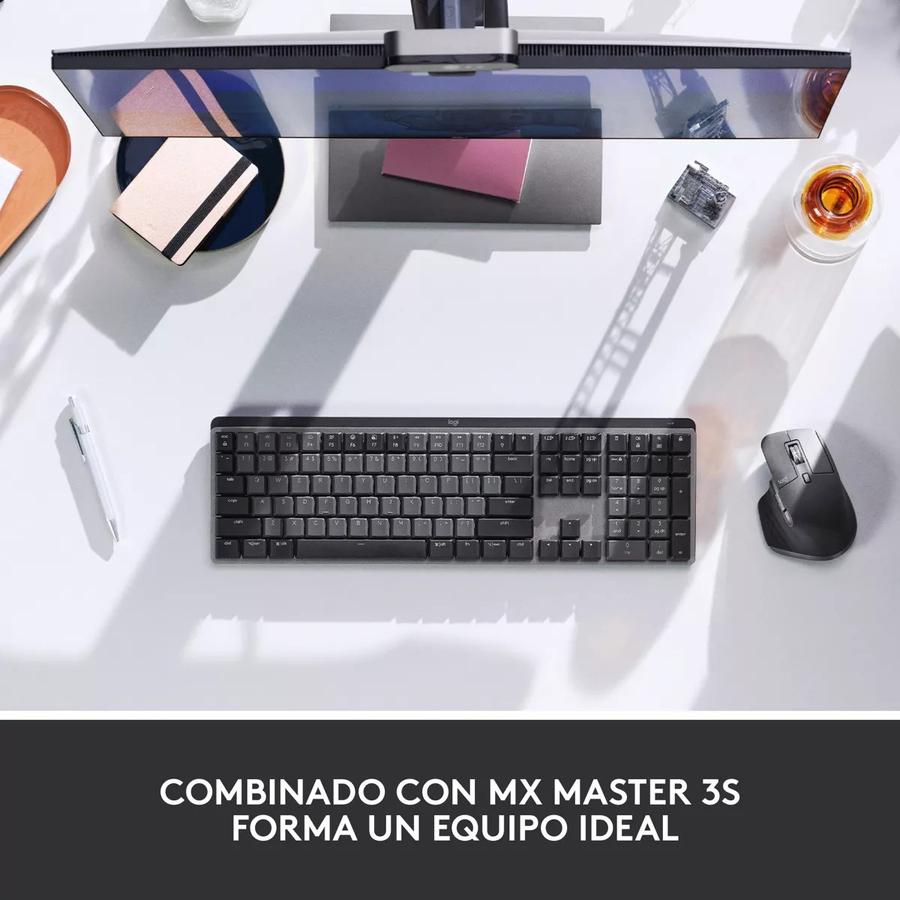 Teclado Recargable Logitech Mx Mechanical De Alto Desempeño