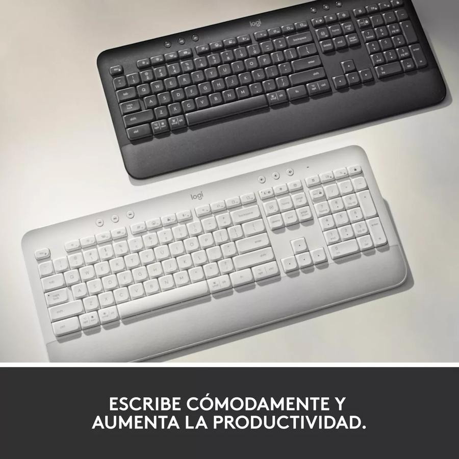 Teclado Confortable Bluetooth/Bolt Logitech Signature K650 Negro