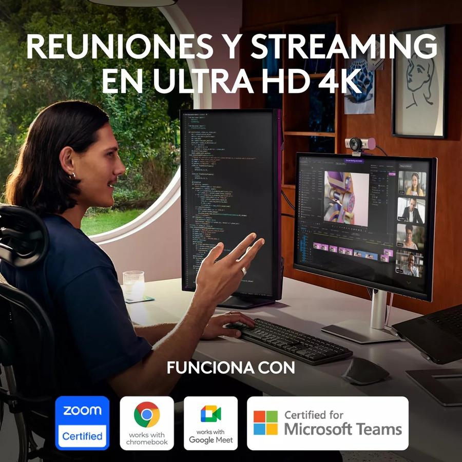 Cámara Web Logitech Mx Brio Ultra Hd 4K Streaming