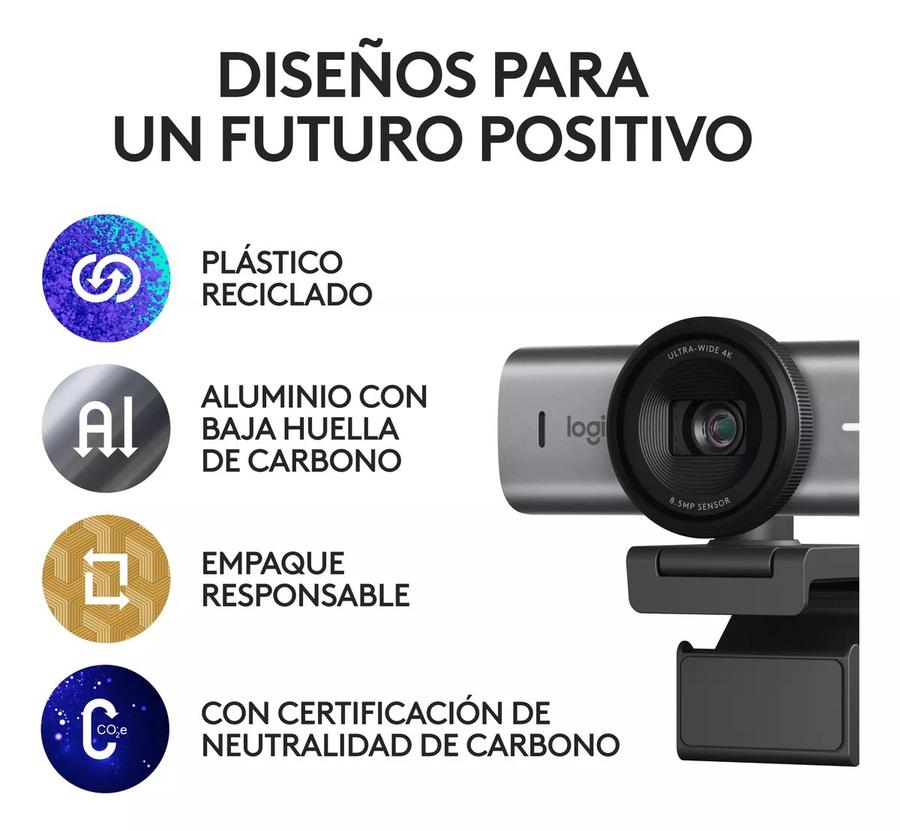Cámara Web Logitech Mx Brio Ultra Hd 4K Streaming