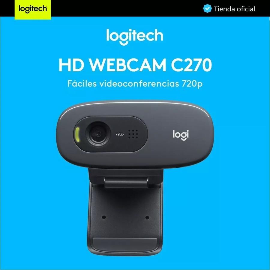 Camara Web Logitech C270 C/ Microfono HD 720p