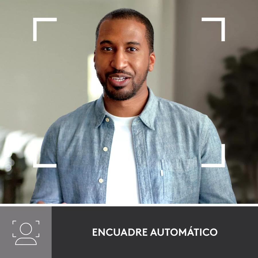 Webcam Full Hd 1080P, Rightlight 4, Logitech Brio 500 Negro