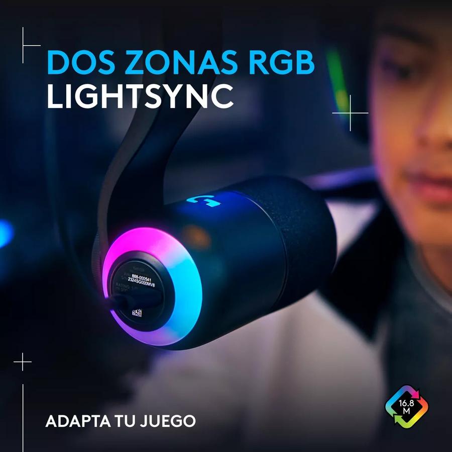 Micrófono Usb Gamer Dinámico Rgb Lightsync Logitech Yeti Gx
