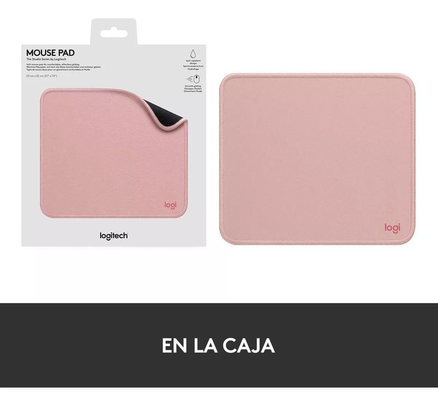 Mouse Pad, Cómodo Deslizamiento Logitech Studio Series Rosa