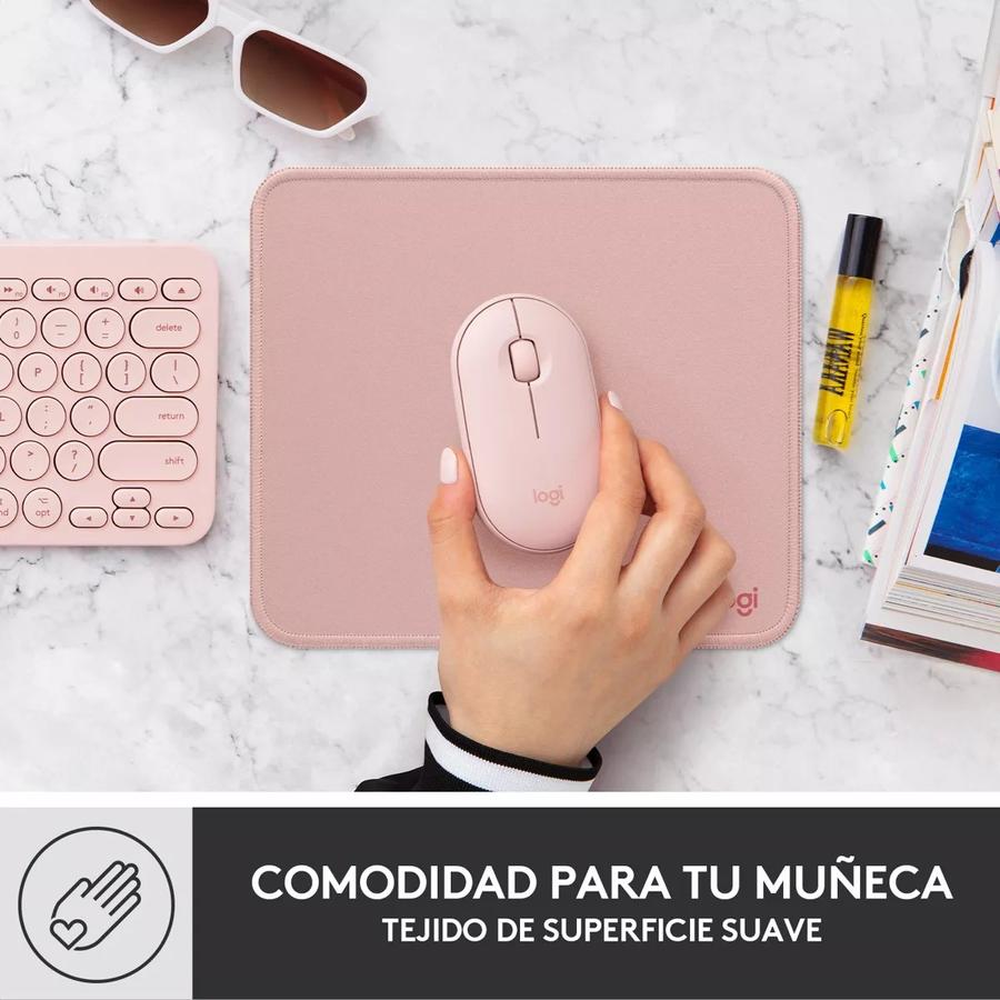Mouse Pad, Cómodo Deslizamiento Logitech Studio Series Rosa