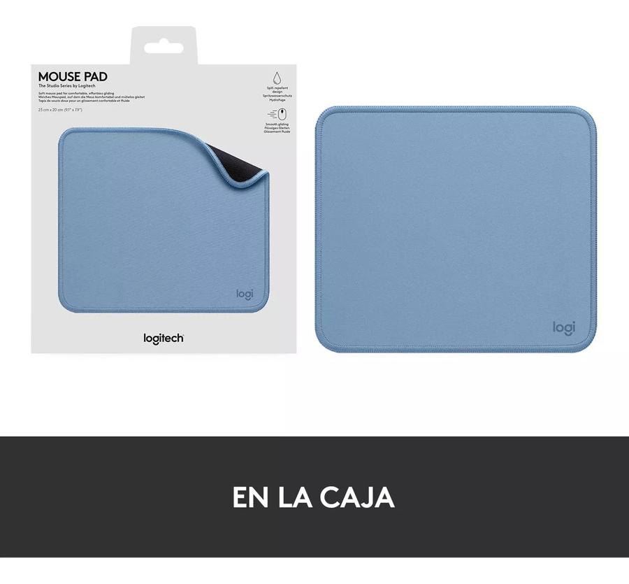 Mouse Pad, Cómodo Deslizamiento, Logitech Studio Series Azul