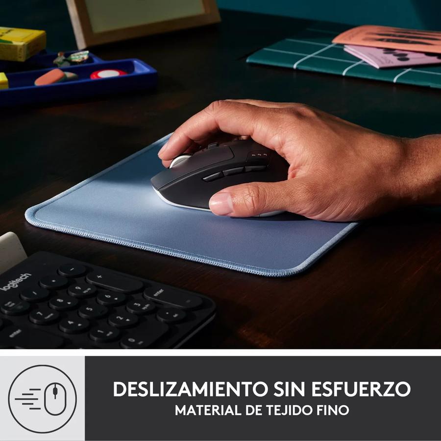 Mouse Pad, Cómodo Deslizamiento, Logitech Studio Series Azul