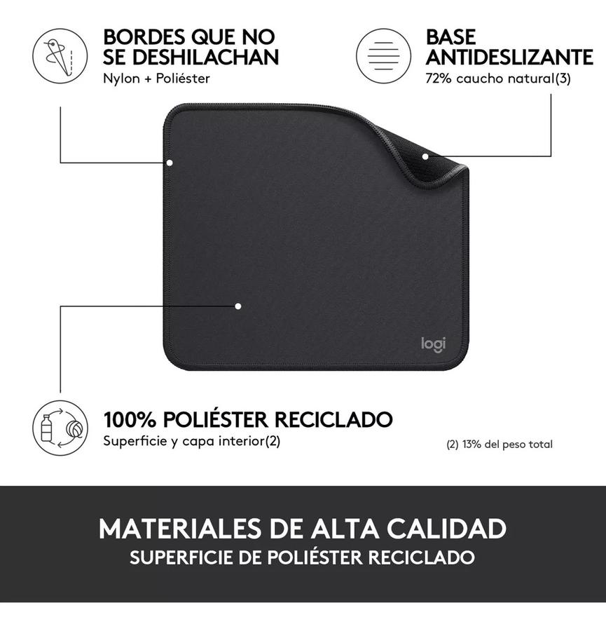 Mouse Pad Logitech 200x230mm Black