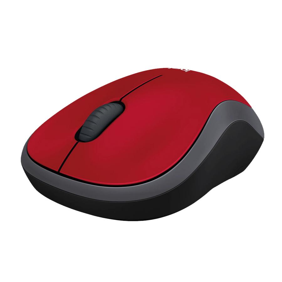 Mouse Logitech Wireless M185 Rojo