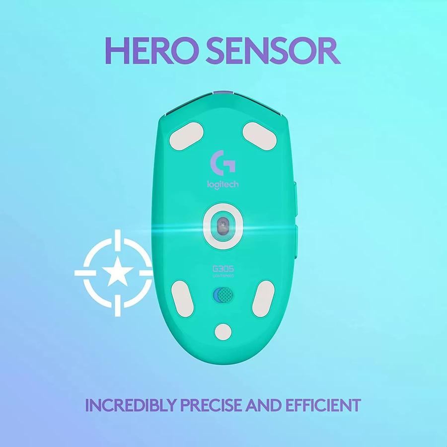 Mouse Gamer Logitech Inalambrico G305 LightSpeed Mint