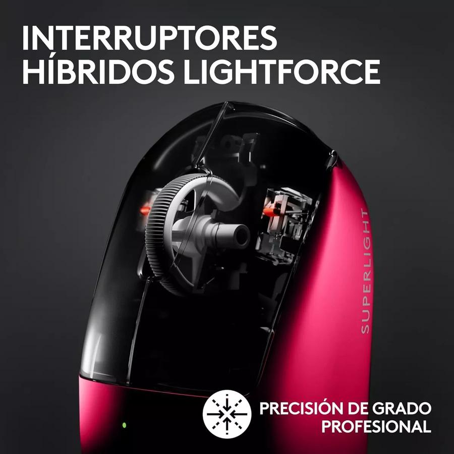 Mouse Gamer Logitech G Pro 2 Wireless Mouse Magenta