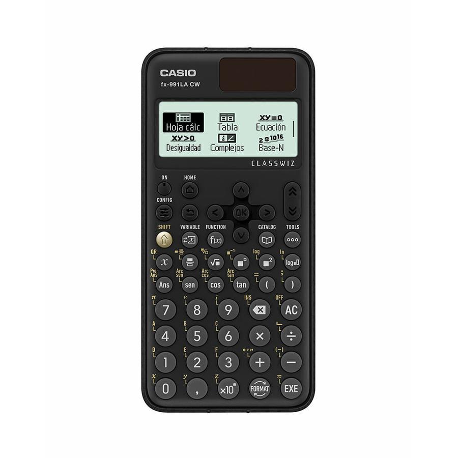 Calculadora Cientifica Casio (FX-991LACW) 550 Funciones Black