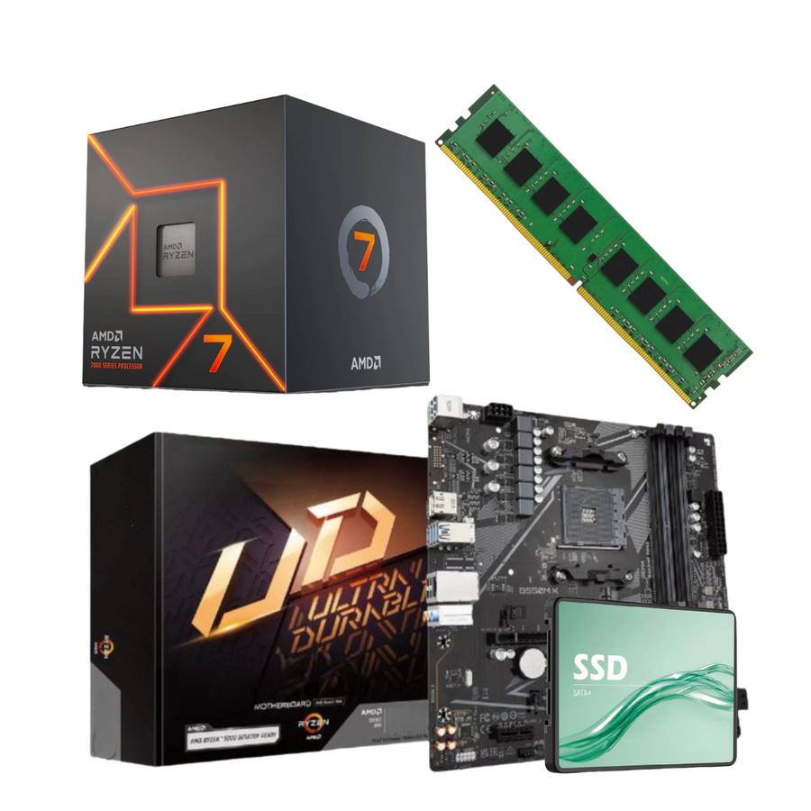 Combo Ecovision AMD Ryzen 7 7800X3D + 32GB + 1TB