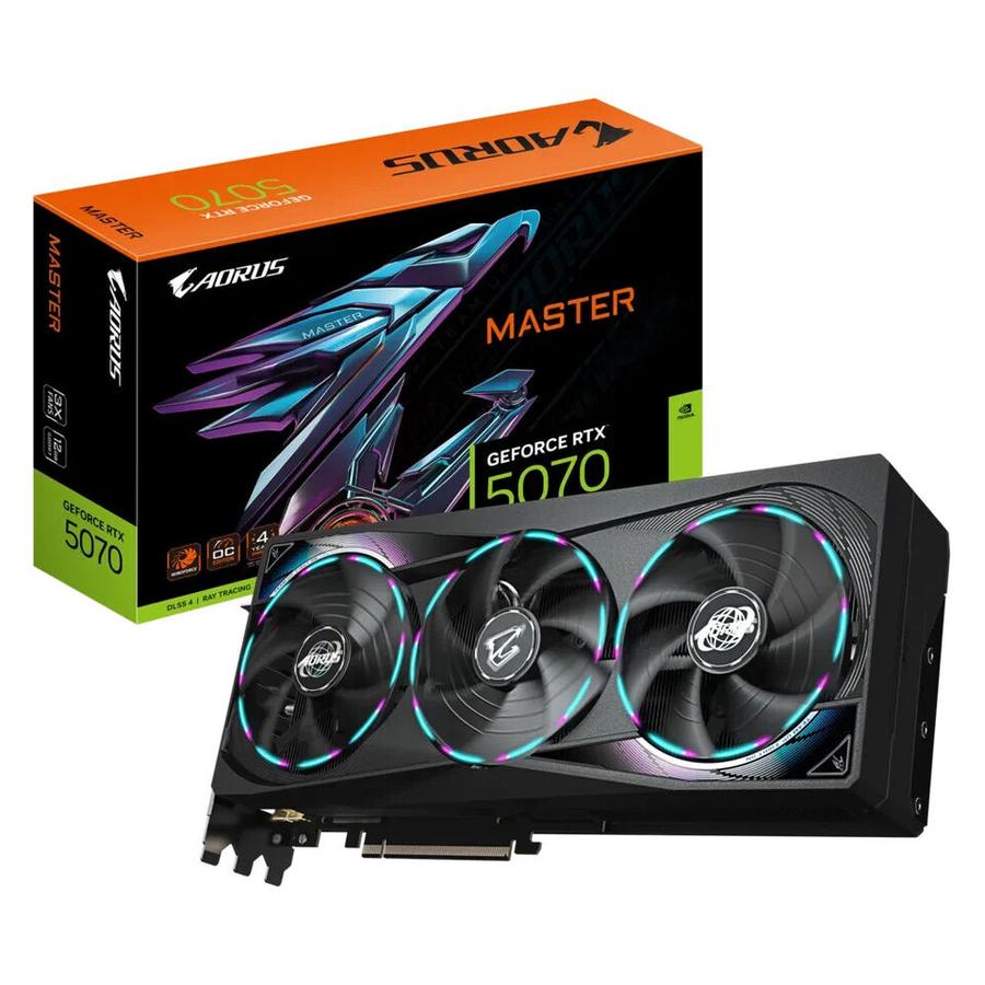 Placa De Video Gigabyte Geforce Rtx 5070 Aorus Master 12G