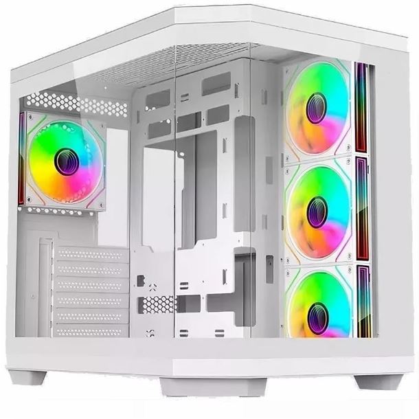 Gabinete Gamer Solarmax CM-W950 Blanco