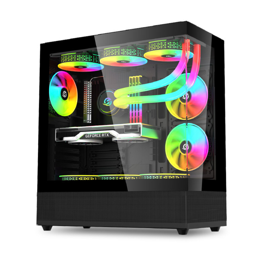 B4 Gabinete Gamer Solarmax CM-B930 Negro