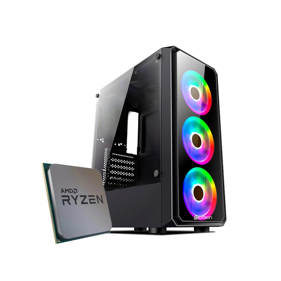 Pc Ecovision Amd Ryzen 7 5700G + 32Gb + 1TB + WIFI + MONITOR 22