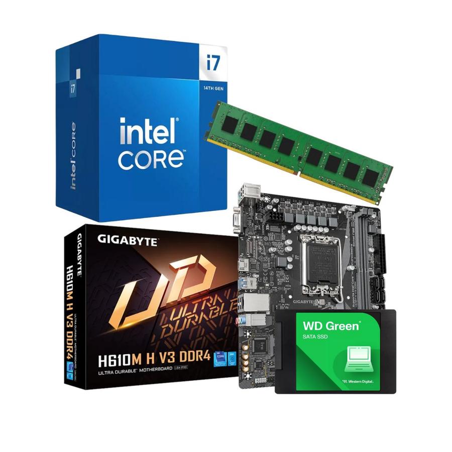 Combo Ecovision Intel I7 14700 + 8Gb + 240Gb