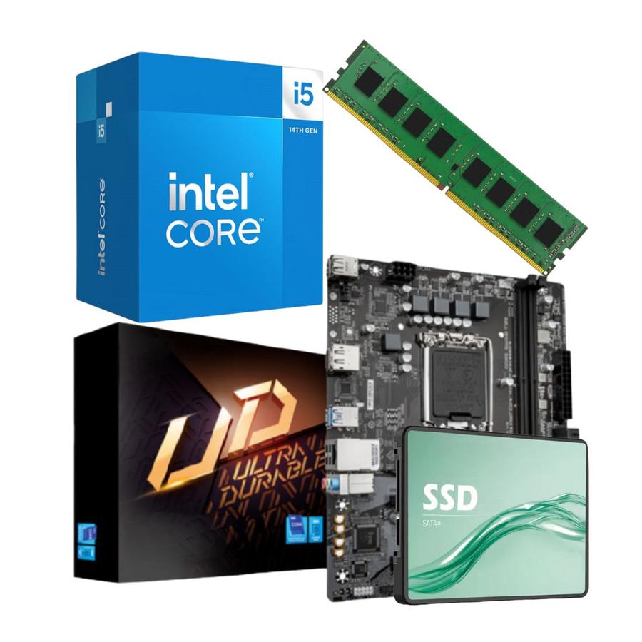 Combo Ecovision Intel I5 14400 + 16 Gb + 512 Gb