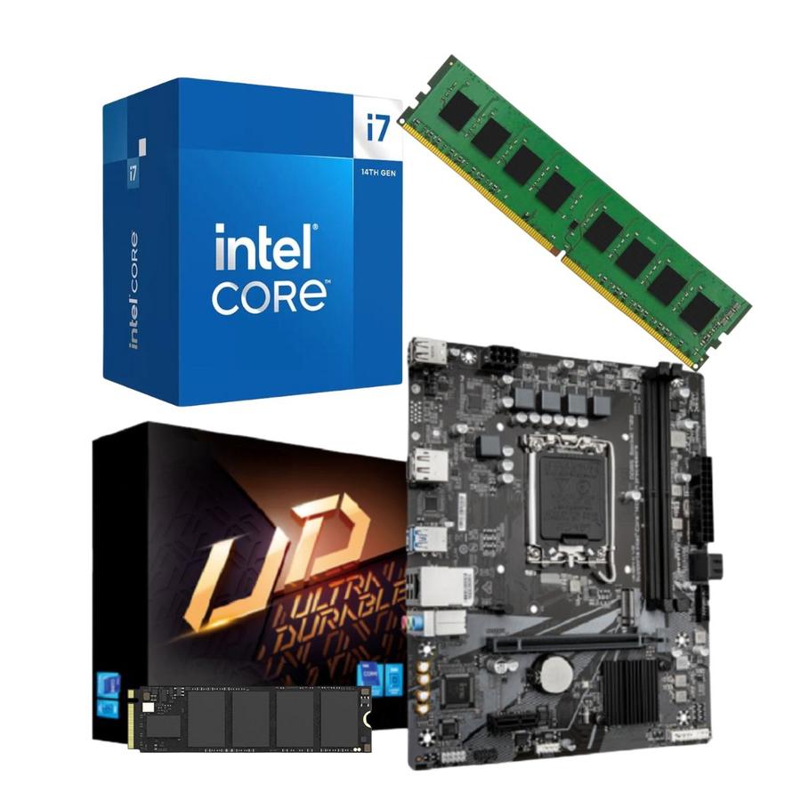 Combo Ecovision Intel I7 14700K + 16 Gb + 512 Gb