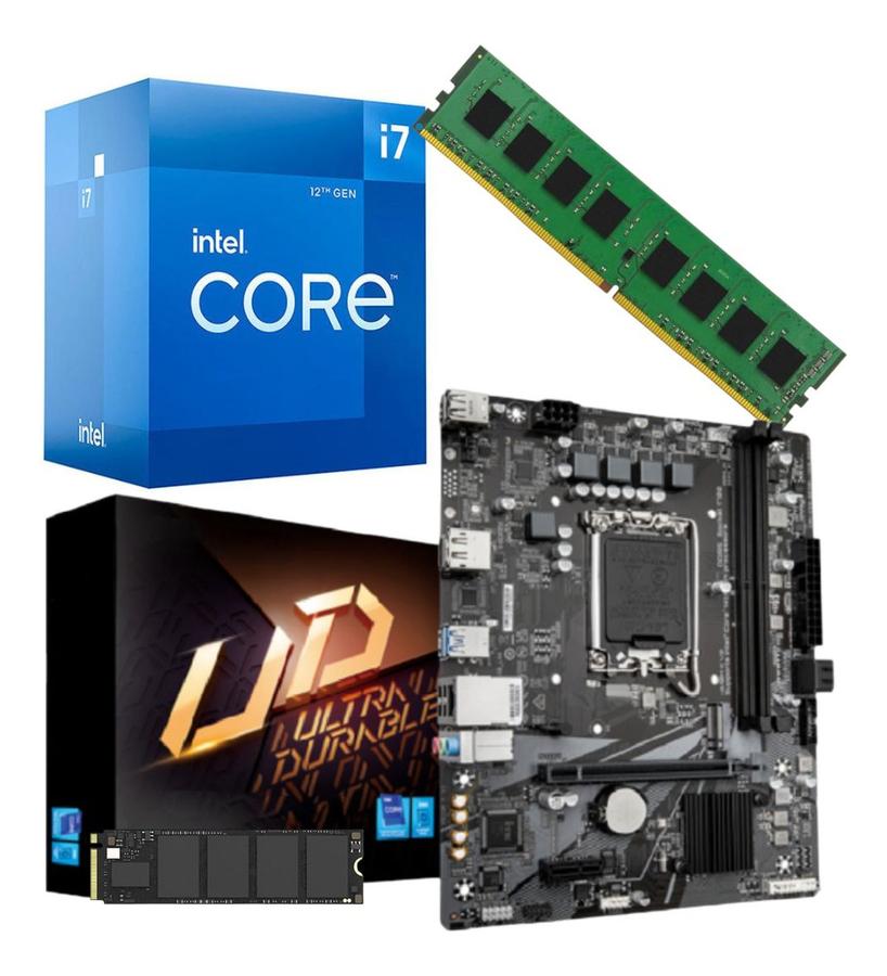 Combo Ecovision Intel I7 12700 + 8Gb + 240Gb