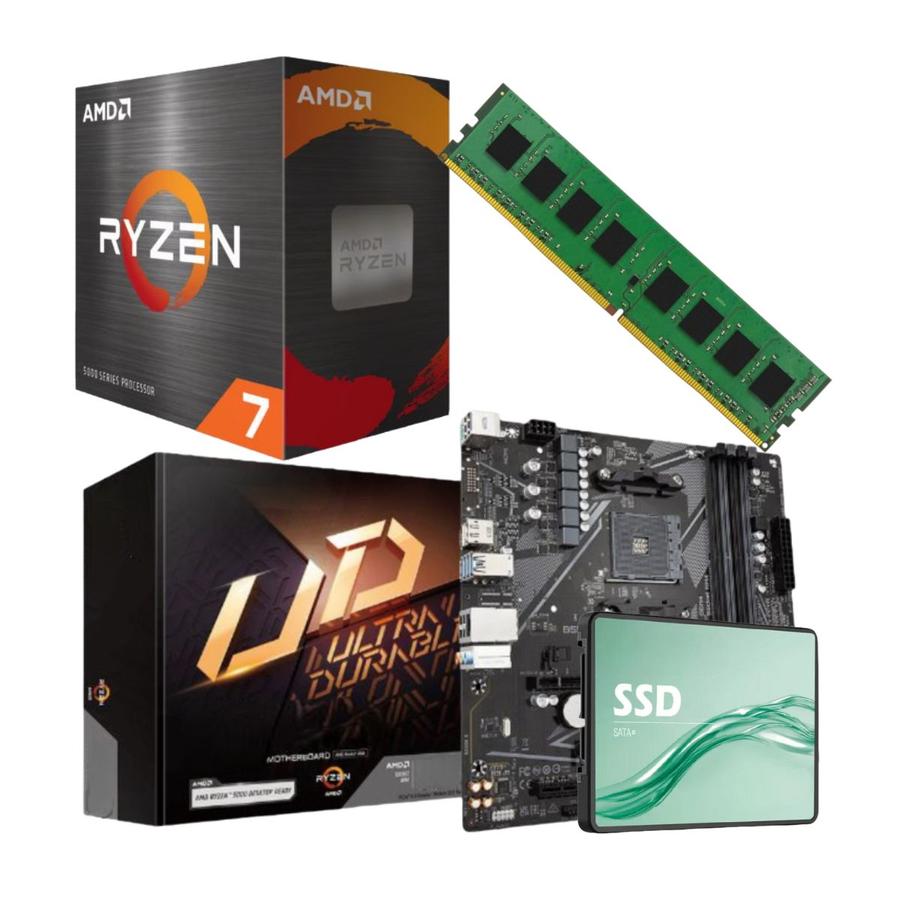 Combo Ecovision AMD Ryzen 7 5700X + 16Gb + 960Gb