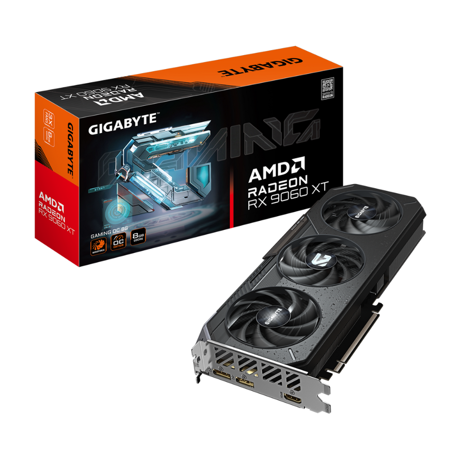 Placa De Video Gigabyte Rx 9060 Xt Gaming Oc 8G Gddr6