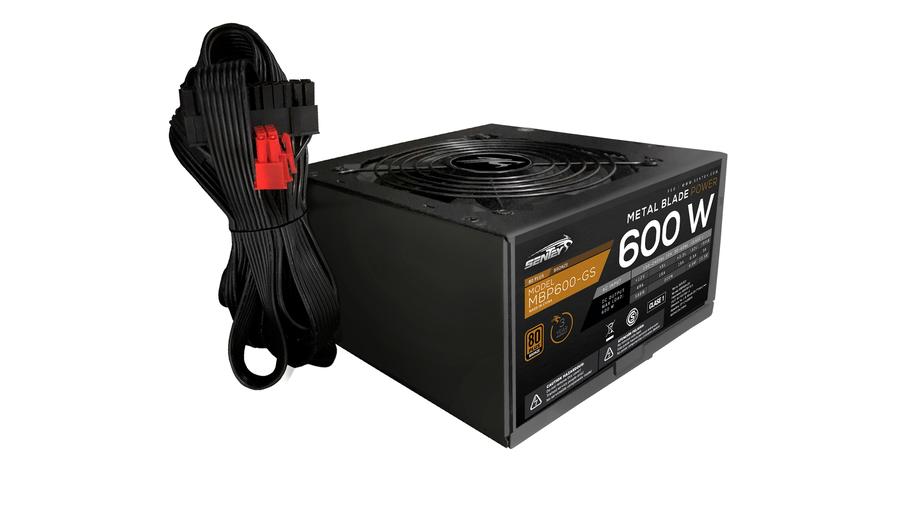 Fuente Sentey 600W (MBP600-GS) 80 Plus Bronze