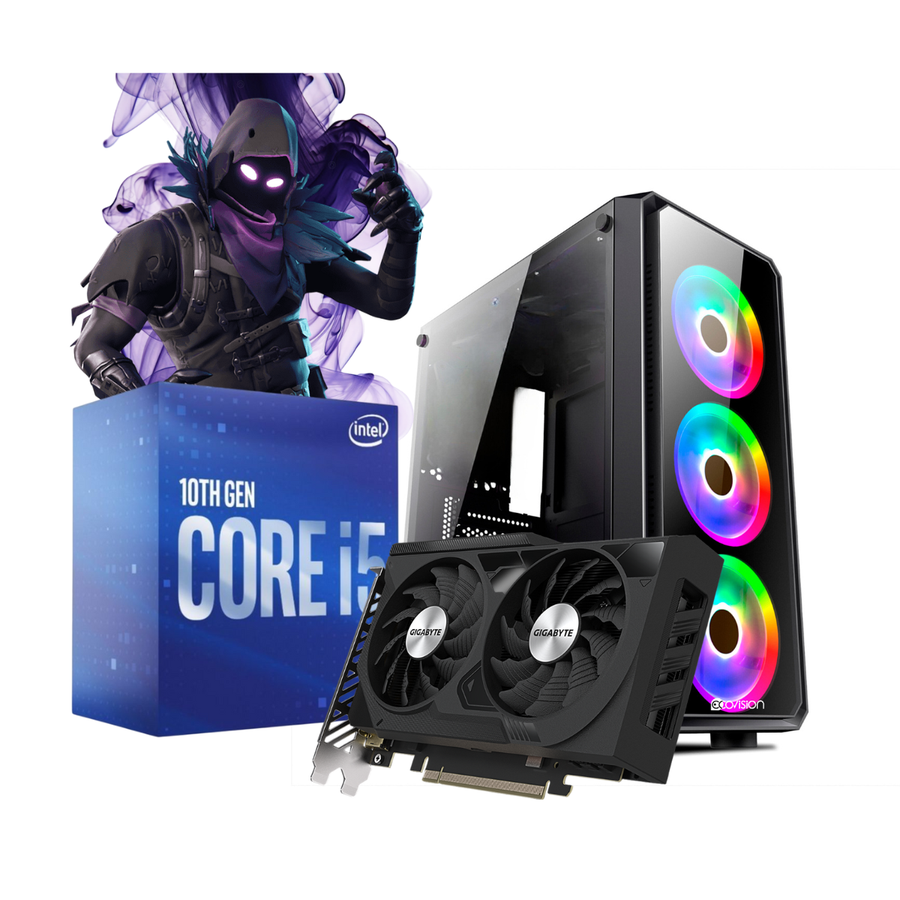 Pc Gamer Ecovision  Intel I5-10400T + 32GB  + 1TB + 4060 8GB + WIFI