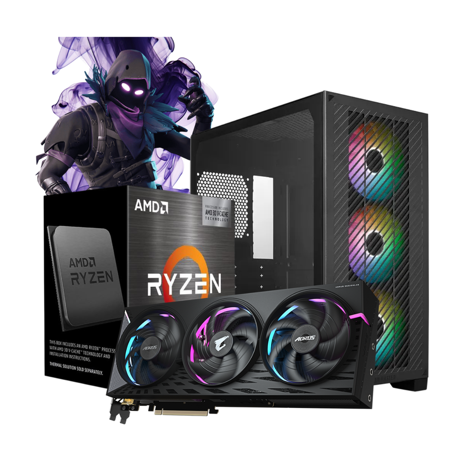 Pc Gamer Ecovision AMD 5 5500X3D + 32GB + 1TB + 9070 XT 16GB + WIFI