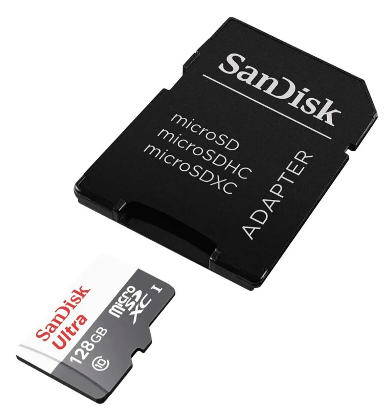 Memoria Micro SD 128 Gb Sandisk Con Adaptador
