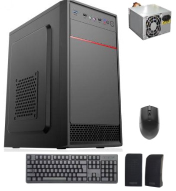 Gabinete Kit Dixar DX-K18 + Mouse + Teclado Y Parlantes