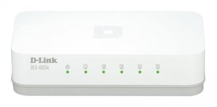 Switch D-link Des-1005a 5 Puertos 10/100mbps