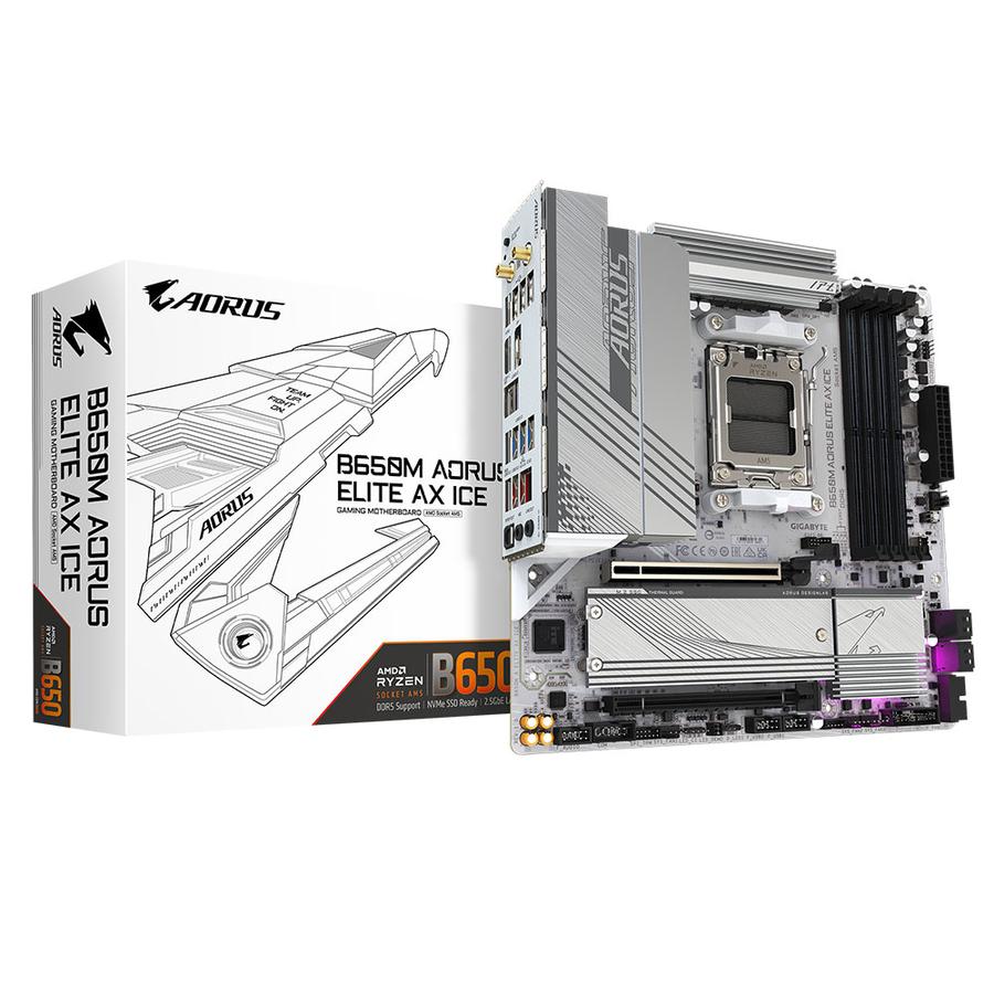 Mother Gigabyte B650M AORUS ELITE AX ICE AM5