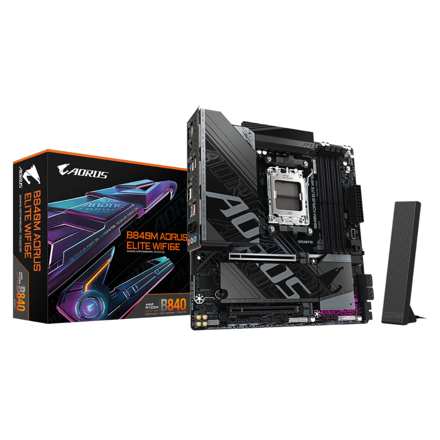 Mother Gigabyte B840M Aorus Elite Wifi6E Socket Am5